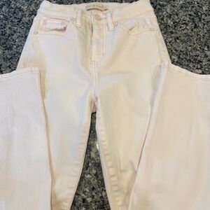 Tory Burch light pink crop Leg Jeans